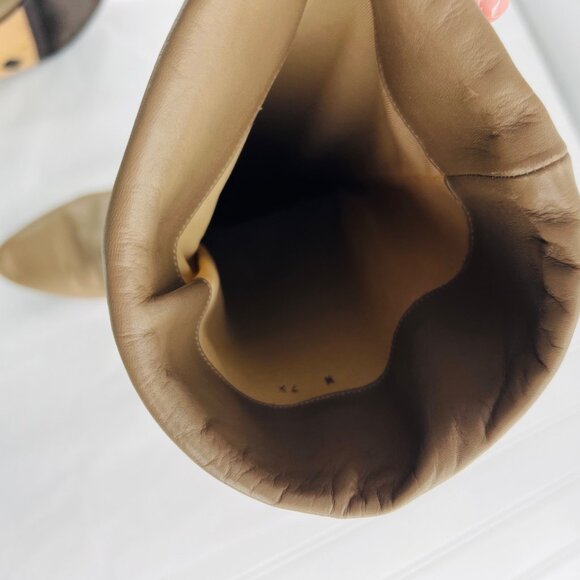 Eclisse Women's Taupe Tan Leather Pull On Boots size 7.5 N Made in Italy - Picture 8 of 8